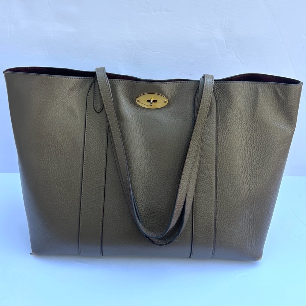 Mulberry Bayswater Tote in Clay & Oxblood lining